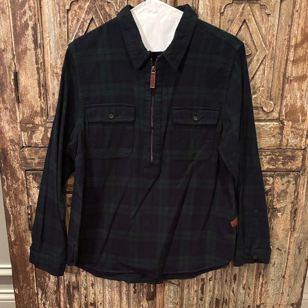 L.L. Bean Navy Relaxed Fit Shirt